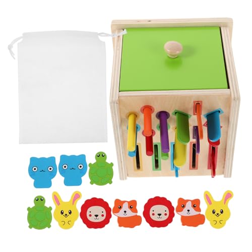 FUNNETOYU Montessori Holz Farb Formsortierspielzeug aus Stabilem Vollholz für Kleinkinder Ab Jahren Pädagogisches Lernspiel zur Farb Formwahrnehmung und Kognitiven von FUNNETOYU
