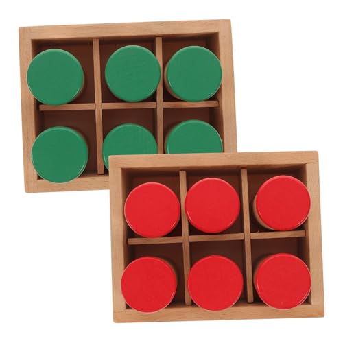 FUNNETOYU Montessori Sensorisches Klangspielzeug Holz Klangzylinder mit Fächern zur Intellektuellen und Feinmotorik Entwicklung für Ab Jahren von FUNNETOYU