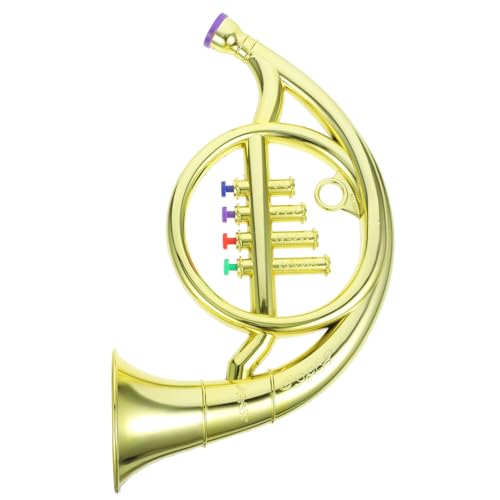FUNNETOYU Musikalisches für Kinderspielzeug kinderknallzeug Signalhörner Spielzeuge Aufklärungsspielzeug für Waldhorn Mini Plastik Golden FUNNETOYU Musikalisches für Kinderspielzeug kinderknallzeug Signalhörner Spielzeuge Aufklärungsspielzeug für Waldhorn Mini Plastik Golden von FUNNETOYU