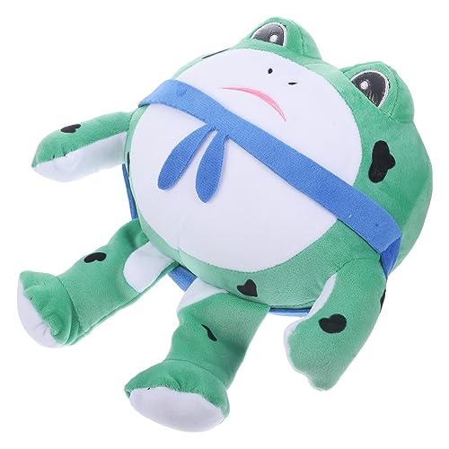 FUNNETOYU Niedlicher Frosch Plüschtierpuppe Frosch Umarmende Babypuppe Dinosaurierspielzeug Schöner Weicher Frosch Ausgestopfter Frosch Einhorn Weiches Plüsch Krabbelnde Krabbe von FUNNETOYU