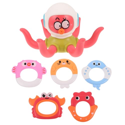 FUNNETOYU Octopus Pool Ring Toss Spiel Wasserspielzeug Babysicher Schwimmtiere Kinderpool Wasseraktivität Lernspielzeug Reisefreundlich FUNNETOYU Octopus Pool Ring Toss Spiel Wasserspielzeug Babysicher Schwimmtiere Kinderpool Wasseraktivität Lernspielzeug Reisefreundlich von FUNNETOYU