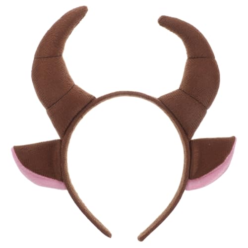 FUNNETOYU Ox Horn Stirnband Cosplay Tierkostüm Haarreif Sicherer Sitz Stylisches Partyaccessoire für Halloween Karneval Fasching und Themenveranstaltungen FUNNETOYU Ox Horn Stirnband Cosplay Tierkostüm Haarreif Sicherer Sitz Stylisches Partyaccessoire für Halloween Karneval Fasching und Themenveranstaltungen von FUNNETOYU