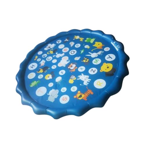 FUNNETOYU PVC Sprinkler Pad Dicke Wasserspielmatte für Outdoor Gartenspielmatte Wasserspritzmatte Sommer Spielmatte für Jungen und Mädchen FUNNETOYU PVC Sprinkler Pad Dicke Wasserspielmatte für Outdoor Gartenspielmatte Wasserspritzmatte Sommer Spielmatte für Jungen und Mädchen von FUNNETOYU