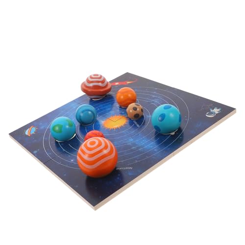 FUNNETOYU Pädagogische Solarsystem Puzzle Aufklärung Bildungsausbildung Holzraumspielzeug Für Kleinkinder, Um Das Universum Zu Erforschen Und Etwas Über Planeten Zu Lernen FUNNETOYU Pädagogische Solarsystem Puzzle Aufklärung Bildungsausbildung Holzraumspielzeug Für Kleinkinder, Um Das Universum Zu Erforschen Und Etwas Über Planeten Zu Lernen von FUNNETOYU