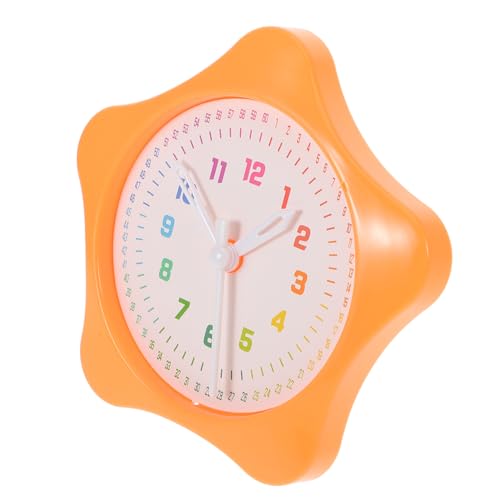 FUNNETOYU Pädagogisches Uhrenmodell Lernen Klein Erzählen Für Lehre Modell Der Schulunterrichtsuhr Uhrenmodelle Anzeigemodell Der Schuluhr Displayuhrmodell Prop Orange Plastik FUNNETOYU Pädagogisches Uhrenmodell Lernen Klein Erzählen Für Lehre Modell Der Schulunterrichtsuhr Uhrenmodelle Anzeigemodell Der Schuluhr Displayuhrmodell Prop Orange Plastik von FUNNETOYU