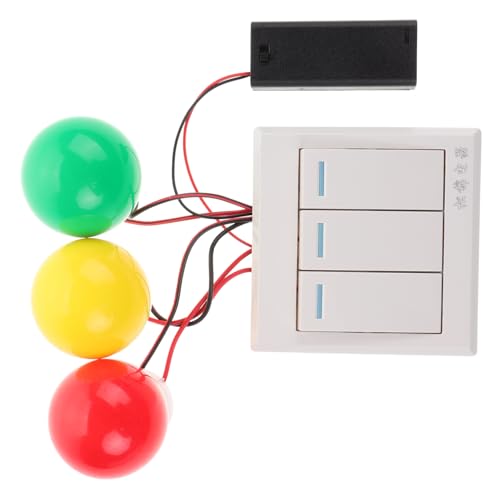 FUNNETOYU Passende Leuchtspielzeuge Lichtschalter-Busy-Board Besetztes Brett Für Kleinkinder Leichtplatte Montessori Besetztes Brett Lichtschalttafel Sensorisches Licht Led- Metall von FUNNETOYU