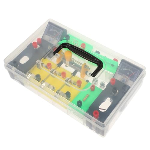 FUNNETOYU Physik Experimentierkasten Elektrobaukasten für Elektrizitätsunterricht Robustes Lernset für Junior Schüler Einfach zu Bedienen Fördert Verständnis Grundlegender Zufällige Farbe FUNNETOYU Physik Experimentierkasten Elektrobaukasten für Elektrizitätsunterricht Robustes Lernset für Junior Schüler Einfach zu Bedienen Fördert Verständnis Grundlegender Zufällige Farbe von FUNNETOYU
