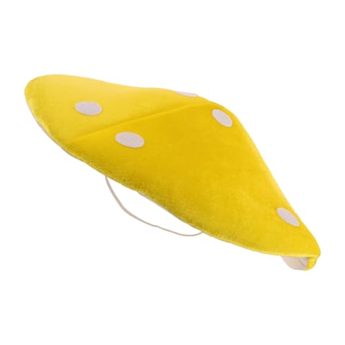 FUNNETOYU Pilz-partyhut -sachen Geburtstagsmützen Für Rave-hut Pilz Zeug Pilzmütze Pilz-cosplay Pilz-eimerhut Fischerhut Mit Pilzspitze Pilzhut Pilzkrone Stoff Yellow FUNNETOYU Pilz-partyhut -sachen Geburtstagsmützen Für Rave-hut Pilz Zeug Pilzmütze Pilz-cosplay Pilz-eimerhut Fischerhut Mit Pilzspitze Pilzhut Pilzkrone Stoff Yellow von FUNNETOYU