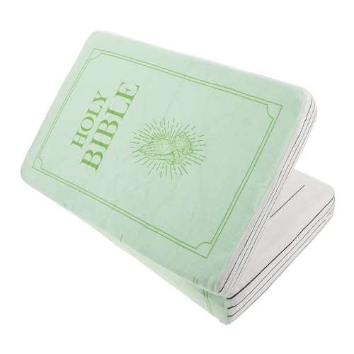FUNNETOYU Plüsch Kissen Buchform Gemütliches Sofakissen Mit Biblischen Motiven Weicher Dekokissen Für Erwachsene Zum Entspannen Und Spielen von FUNNETOYU
