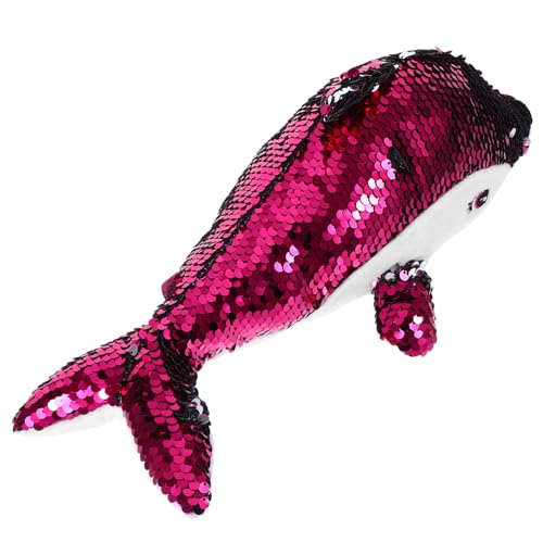 FUNNETOYU Plüsch Kreatives Pailletten Kuscheltiere Bezauberndes Delfinornament für Sofas Wohnzimmer und Schlafzimmer FUNNETOYU Plüsch Kreatives Pailletten Kuscheltiere Bezauberndes Delfinornament für Sofas Wohnzimmer und Schlafzimmer von FUNNETOYU