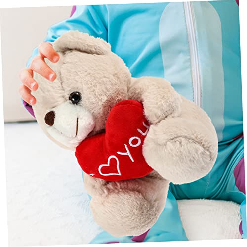 FUNNETOYU Plüschbär Kuscheltier mit Herz Weicher Hautfreundlicher Robustes Großes Stofftier als Valentinstag Deko und für Sofa und Schlafzimmer Dekoration von FUNNETOYU