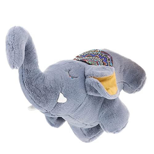 FUNNETOYU Plüschpuppe für den einzug für Tier Nachbildung adventsgeschenke babytragetuch Toys Kuscheltiere Plüsch Stoffelefant für Babys PP Baumwolle Grey FUNNETOYU Plüschpuppe für den einzug für Tier Nachbildung adventsgeschenke babytragetuch Toys Kuscheltiere Plüsch Stoffelefant für Babys PP Baumwolle Grey von FUNNETOYU