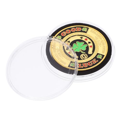 FUNNETOYU Poker Card Guards Kommemorative Münzen Poker Zubehör Abs Kupfer Glücksbringer für Tischspiel Accessoires FUNNETOYU Poker Card Guards Kommemorative Münzen Poker Zubehör Abs Kupfer Glücksbringer für Tischspiel Accessoires von FUNNETOYU
