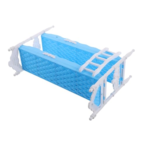 FUNNETOYU Prinzessinnen Puppenbett Mini Etagenbett für Puppenhausmöbel Geeignet für Puppen Perfektes für Mädchen zur Kreativen und Fantasie FUNNETOYU Prinzessinnen Puppenbett Mini Etagenbett für Puppenhausmöbel Geeignet für Puppen Perfektes für Mädchen zur Kreativen und Fantasie von FUNNETOYU