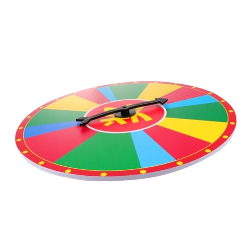 FUNNETOYU Prize Wheel Drehbares Gewinnrad für Unterricht und Party Tragbares Prop für Karneval Messe und Firmenveranstaltungen Kompakt und Langlebig von FUNNETOYU
