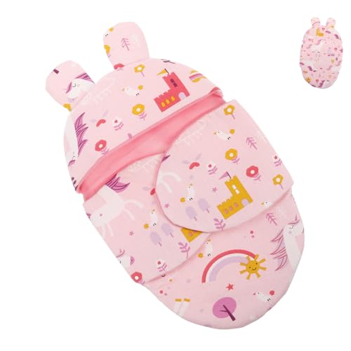 FUNNETOYU Puppen Schlafsack mit Einhorn Muster Weicher Puppen Schlafsack für Neugeborene und Fördert die Vorstellungskraft und Sorgt für Gemütliche im Kinderzimmer FUNNETOYU Puppen Schlafsack mit Einhorn Muster Weicher Puppen Schlafsack für Neugeborene und Fördert die Vorstellungskraft und Sorgt für Gemütliche im Kinderzimmer von FUNNETOYU