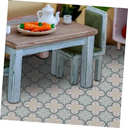 FUNNETOYU Puppenhaus Bodenplatten Miniatur Fußbodenbelag zum Zuschneiden Dekoratives DIY Zubehör für Puppenhäuser Lebendige Skandinavisch Grün Fliesen Vielseitig für Miniatur Szenen Einfach FUNNETOYU Puppenhaus Bodenplatten Miniatur Fußbodenbelag zum Zuschneiden Dekoratives DIY Zubehör für Puppenhäuser Lebendige Skandinavisch Grün Fliesen Vielseitig für Miniatur Szenen Einfach von FUNNETOYU