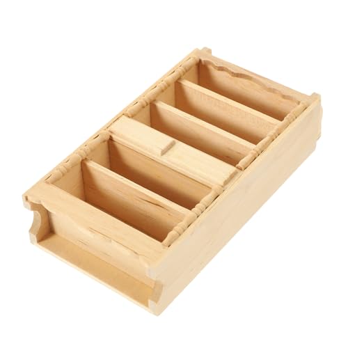 FUNNETOYU Puppenhaus Möbel Naturgetreues Design Sicher für Miniatur Hausmöbel Zubehör für Wohnzimmer Schlafzimmer Küche von FUNNETOYU