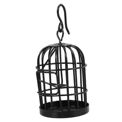 FUNNETOYU Puppenhaus Vogelkäfig Künstliche Vogelnester Tiere Vogelfütterer Figuren Bausatz Mini Szene Kleines Vogelkäfig-Modell Winziger Hausvogelkäfig Legierung Black FUNNETOYU Puppenhaus Vogelkäfig Künstliche Vogelnester Tiere Vogelfütterer Figuren Bausatz Mini Szene Kleines Vogelkäfig-Modell Winziger Hausvogelkäfig Legierung Black von FUNNETOYU