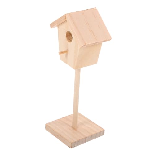 FUNNETOYU Puppenhaus Vogelkäfig Mini Vogelkäfig Puppenhaus Zubehör Winziger Vogelkäfig Requisite Miniatur Vogelkäfig Vogelkäfig Requisite Vogelkäfig Dekorative Mikrolandschaft Vogelhaus von FUNNETOYU