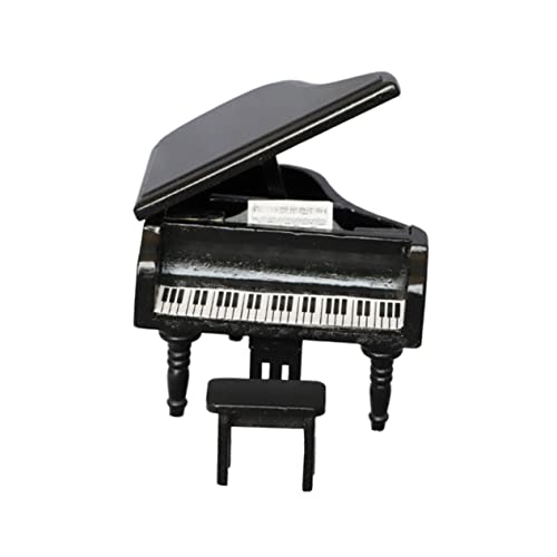 FUNNETOYU Puppenhaus Zubehör Schwarzes Musikinstrument Mini Piano Dekoration Wohnzimmerdeko DIY Puppenhaus Ornamente FUNNETOYU Puppenhaus Zubehör Schwarzes Musikinstrument Mini Piano Dekoration Wohnzimmerdeko DIY Puppenhaus Ornamente von FUNNETOYU