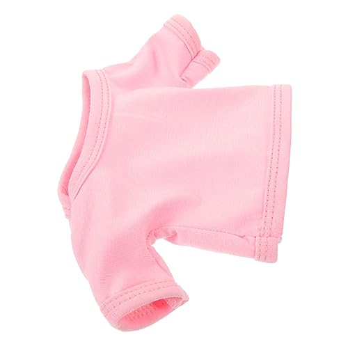 FUNNETOYU Puppenkleidung T Shirt aus Baumwolle für Puppen Kleines Zartes Kostüm Farbiges Kurzarm Design Weiches Strapazierfähiges Material Kompakte Puppe Zubehör Modisches Puppenoutfit von FUNNETOYU