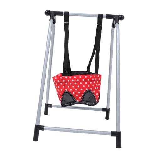FUNNETOYU Puppenschaukel Miniaturmodell Rot Realistisches Puppenhaus Ornament Stabile Wippe für Mädchen Zubehör für Rollenspiele FUNNETOYU Puppenschaukel Miniaturmodell Rot Realistisches Puppenhaus Ornament Stabile Wippe für Mädchen Zubehör für Rollenspiele von FUNNETOYU