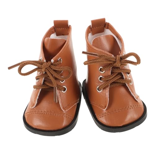 FUNNETOYU Puppenschuhe PU Boots für Mädchen Puppen Strapazierfähig Bequem Einfache Handhabung Realistische Miniatur Schuhe Zubehör für Puppenkleidung und Dress up FUNNETOYU Puppenschuhe PU Boots für Mädchen Puppen Strapazierfähig Bequem Einfache Handhabung Realistische Miniatur Schuhe Zubehör für Puppenkleidung und Dress up von FUNNETOYU