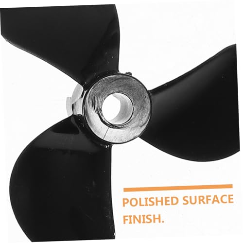 FUNNETOYU Rc Boot Propeller Dreiblatt Hochfest Kunststoff DIY Ersatzteil für Fernsteuerung Boot Zubehör Einfache Montage Kompatibel mit Verschiedenen Robust und Leistungsstark von FUNNETOYU