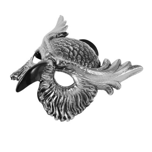 FUNNETOYU Realistische Eulenmaske aus Kunststoff Leichte Tiermaske mit Schnabel Lustige Kostüm-maske für Erwachsene für Halloween Karneval Maskenball und Themenpartys von FUNNETOYU