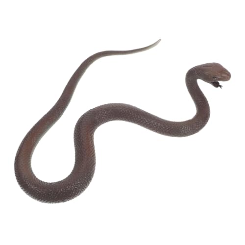 FUNNETOYU Realistische Schwarze Mamba Snake Animal Model Streichspielzeug Für Aprilscherzes Tag Halloween Und Partydekorationen Flexible Schlangenspielzeug Für Kinder Und Erwachsene von FUNNETOYU