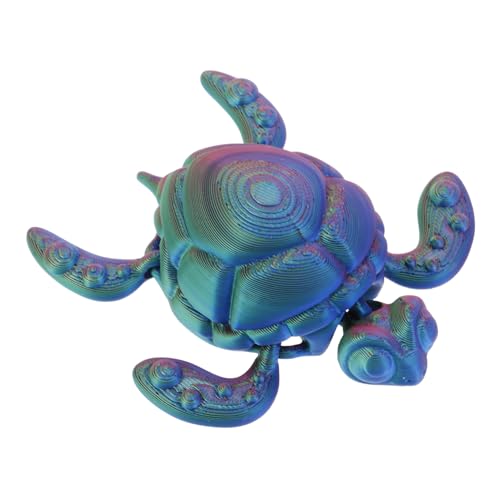 FUNNETOYU Realistische Sea Turtle Figurine mit Beweglichen Gelenken Druck Schildkrötenmodell Lebensechter Simulation Bunte Kreative Dekoration für Aquarium Schreibtisch Kleines Tierspielzeug FUNNETOYU Realistische Sea Turtle Figurine mit Beweglichen Gelenken Druck Schildkrötenmodell Lebensechter Simulation Bunte Kreative Dekoration für Aquarium Schreibtisch Kleines Tierspielzeug von FUNNETOYU