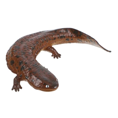 FUNNETOYU Realistisches Amphibienmodell aus Kunststoff Detailgetreue Salamander Figur Pädagogisches Tierspielzeug zur Tiererkennung und Garten Dekoration Lebensecht Gestaltet von FUNNETOYU