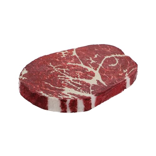 FUNNETOYU Realistisches Fake Steak Modell Künstliche Rindfleisch Attrappe Für Fotografie Dekoration Und Party Simuliertes Lebensmittel Für Ausstellungen Und Märkte von FUNNETOYU