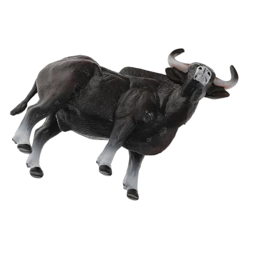 FUNNETOYU Realistisches Kunststoff Rinder Modell Figur Pädagogisch für Dekoration Wohnzimmer Schlafzimmer Tierfigur Detailgetreu von FUNNETOYU