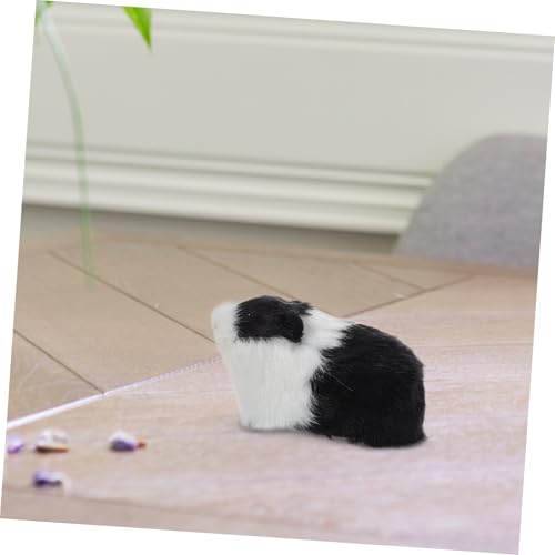 FUNNETOYU Realistisches Meerschweinchen Modell Plüsch Kuscheltier Lernspielzeug für Jungen und Mädchen Detailgetreue Tierfigur Pädagogisches Stofftier Weiches Kindgerechtes Lernspielzeug von FUNNETOYU