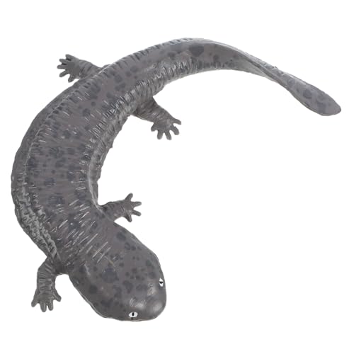 FUNNETOYU Realistisches Salamander Modell Graues Tierfigur Lernspielzeug für Garten Klassenzimmer Dekoration und Pädagogische Nutzung von FUNNETOYU