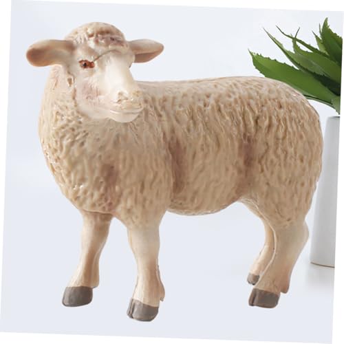 FUNNETOYU Realistisches Schaf Modell Figur aus Sicherem Material Lebensechte Miniatur Dekoration für Kinderzimmer und Wohnraum Kreatives Wildtier Ornament Detailgetreues Merino Schaf FUNNETOYU Realistisches Schaf Modell Figur aus Sicherem Material Lebensechte Miniatur Dekoration für Kinderzimmer und Wohnraum Kreatives Wildtier Ornament Detailgetreues Merino Schaf von FUNNETOYU