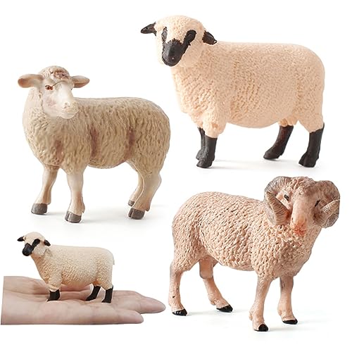 FUNNETOYU Realistisches Schaf Modell Lebensechte Wildtier Deko aus Kunststoff Kreatives Tierornament Kindersicheres Desktop Detailgetreue Merino Schaf Figur für Wohn und Arbeitsbereich FUNNETOYU Realistisches Schaf Modell Lebensechte Wildtier Deko aus Kunststoff Kreatives Tierornament Kindersicheres Desktop Detailgetreue Merino Schaf Figur für Wohn und Arbeitsbereich von FUNNETOYU