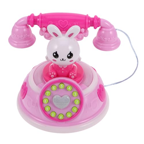 FUNNETOYU Retro Spielzeugtelefon für Interaktives Dial Telefon Pädagogisches Rollenspielzeug für Kreative Szenarien für Geburtstagsfeiern und Spielhaus Aktivitäten von FUNNETOYU