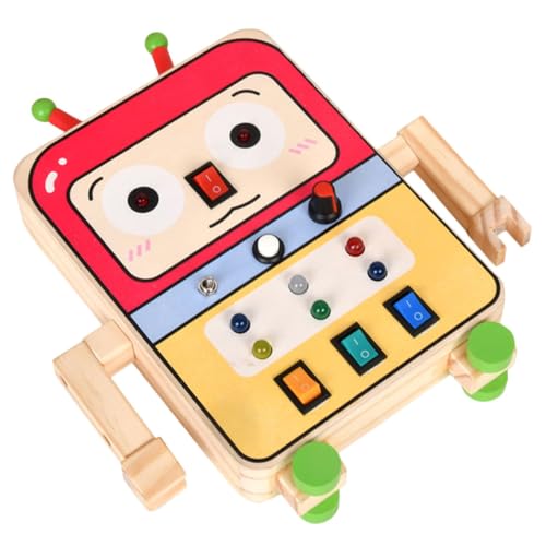 FUNNETOYU Roboter -Leiterplattenspielzeug Beschäftigtes Brett Montessori- Kinderspielzeug Montessori Kleinkind beschäftigt Board Kleinkindes sensorisches Holz FUNNETOYU Roboter -Leiterplattenspielzeug Beschäftigtes Brett Montessori- Kinderspielzeug Montessori Kleinkind beschäftigt Board Kleinkindes sensorisches Holz von FUNNETOYU