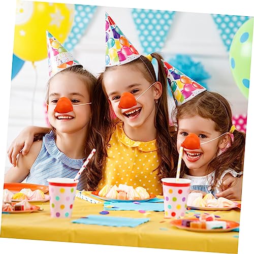 FUNNETOYU Rote Clown Nase aus Kunststoff Lustiges Party Accessoire Kostüm Zubehör für Karneval Maskerade Halloween und Kindergeburtstag als Foto Requisite und Cosplay Prop FUNNETOYU Rote Clown Nase aus Kunststoff Lustiges Party Accessoire Kostüm Zubehör für Karneval Maskerade Halloween und Kindergeburtstag als Foto Requisite und Cosplay Prop von FUNNETOYU