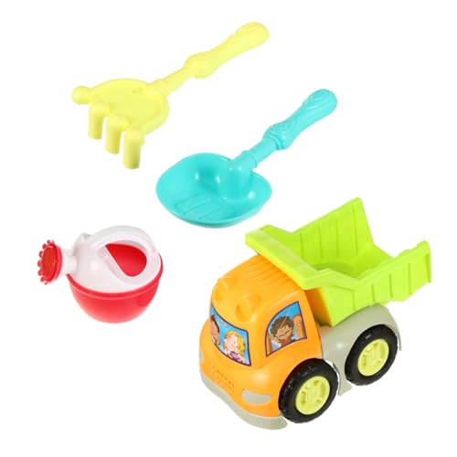 FUNNETOYU Sandspielzeug Set Strandspielzeug Leicht Tragbar mit Bagger und Förmchen für Strand Sandkasten Garten und Spielplatz Sicher Langlebig Zufällige Farbe Zufällige Farbe von FUNNETOYU