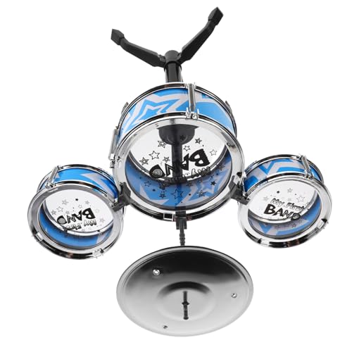 FUNNETOYU Schlagzeug Set Realistisches Jazz Drumset für Jungen und Mädchen Trommel Set mit Lebensechtem Design Pädagogisches Musikinstrument Fördert Musikalische Früherziehung von FUNNETOYU