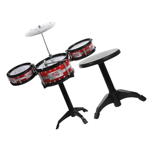 FUNNETOYU Schlagzeug Set TLG Trommel Set mit Stuhl Pädagogisches Musikinstrument für Kleinkinder Fördert Kreativität und Konzentration Langlebig und Einfach Montierbar FUNNETOYU Schlagzeug Set TLG Trommel Set mit Stuhl Pädagogisches Musikinstrument für Kleinkinder Fördert Kreativität und Konzentration Langlebig und Einfach Montierbar von FUNNETOYU