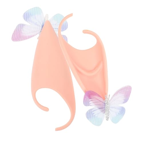 FUNNETOYU Schmetterlings Feenohren Cosplay Ohr Accessoire Hautfreundlich Langlebig für Damen Party Karneval Halloween Bühne mit Bezauberndem Cartoon Design FUNNETOYU Schmetterlings Feenohren Cosplay Ohr Accessoire Hautfreundlich Langlebig für Damen Party Karneval Halloween Bühne mit Bezauberndem Cartoon Design von FUNNETOYU