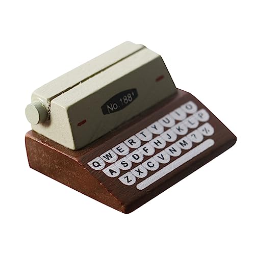 FUNNETOYU Schreibmaschine Modell Vintage Dekoration für Puppenhaus Zubehör für Wohnkultur Kreative für Freunde und Langlebig Zuhause FUNNETOYU Schreibmaschine Modell Vintage Dekoration für Puppenhaus Zubehör für Wohnkultur Kreative für Freunde und Langlebig Zuhause von FUNNETOYU