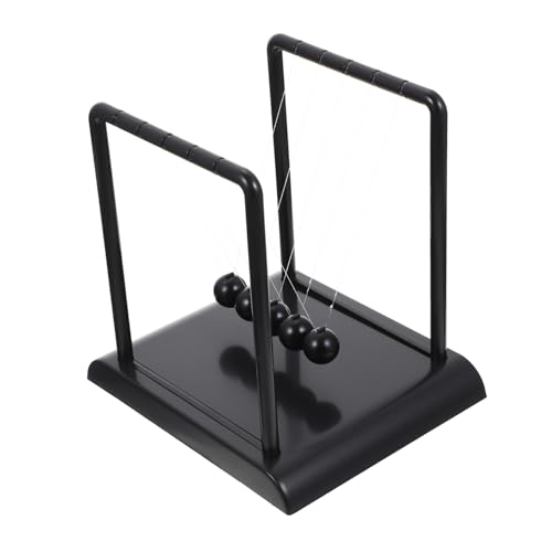 FUNNETOYU Schwarzes Newton Balance Ball Schreibtischdekor aus Langlebigem für Büro und Zuhause Kreatives Physikalisches Lernspielzeug Leicht und Stabil für Schreibtisch und Wohnraum FUNNETOYU Schwarzes Newton Balance Ball Schreibtischdekor aus Langlebigem für Büro und Zuhause Kreatives Physikalisches Lernspielzeug Leicht und Stabil für Schreibtisch und Wohnraum von FUNNETOYU