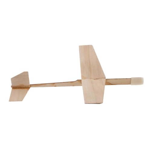 FUNNETOYU Segelflugzeug Fliegendes Flugzeug Modellbausätze Für Flugzeuge Doppeldecker- DIY Projekte Flugzeugmodelle Für Erwachsene Fliegendes Khaki Holz von FUNNETOYU