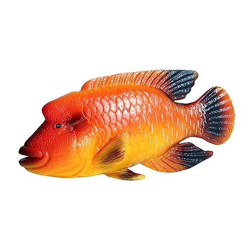 FUNNETOYU Simulation Humphead Wrasse Modell Realistische Fischfigur aus Kunststoff für Aquarien Dekoration und Frühkindliche Bildung Farbenfroh und Langlebig FUNNETOYU Simulation Humphead Wrasse Modell Realistische Fischfigur aus Kunststoff für Aquarien Dekoration und Frühkindliche Bildung Farbenfroh und Langlebig von FUNNETOYU